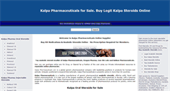 Desktop Screenshot of kalpa-pharmaceuticals.com