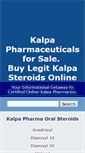 Mobile Screenshot of kalpa-pharmaceuticals.com